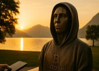 Satoshi Nakamoto statue