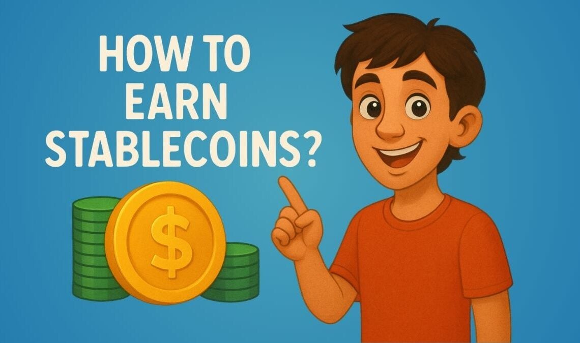 earn stablecoins